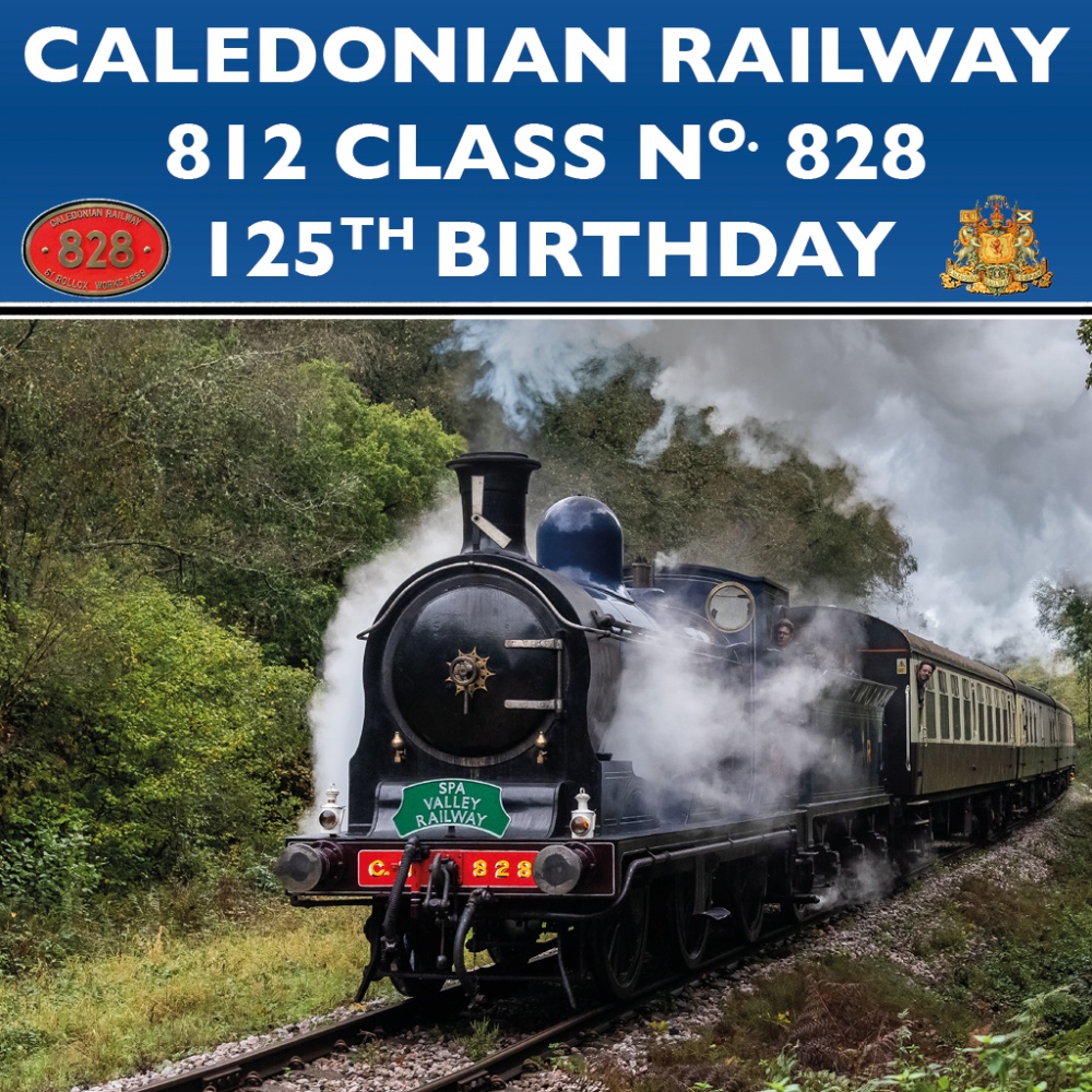 Caledonian Railway No. 828 125th Birthday!